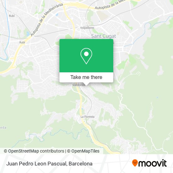 Juan Pedro Leon Pascual map