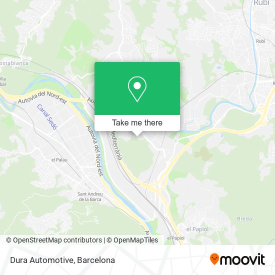 Dura Automotive map