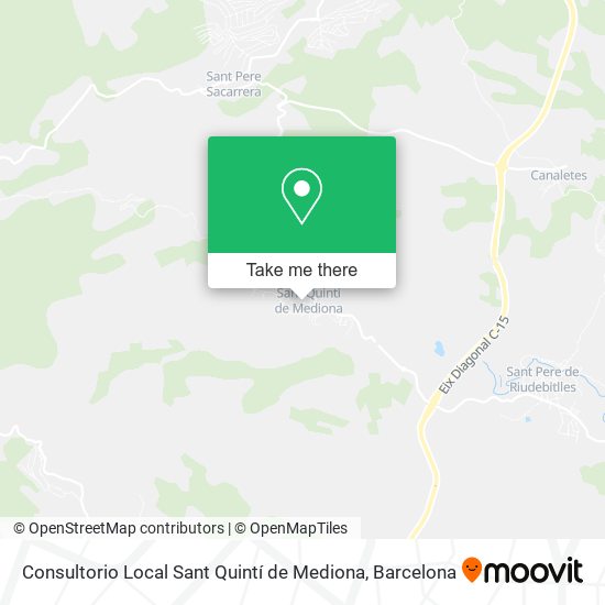 Consultorio Local Sant Quintí de Mediona map