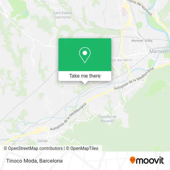 Tinoco Moda map