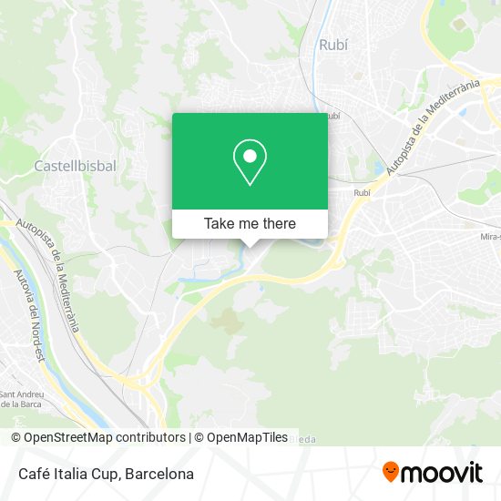 Café Italia Cup map