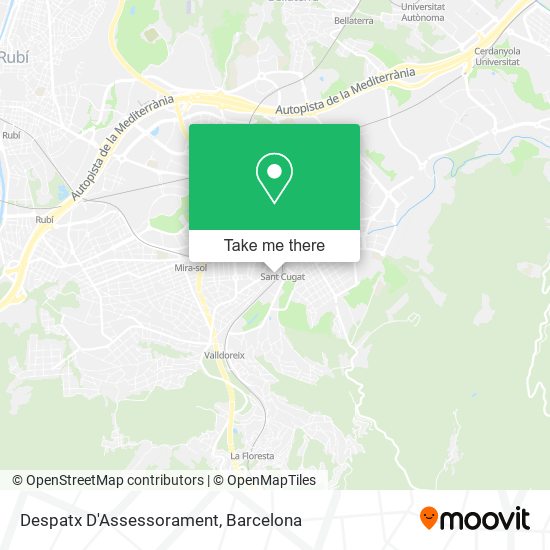 Despatx D'Assessorament map