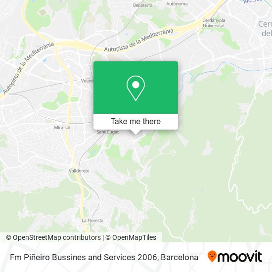 Fm Piñeiro Bussines and Services 2006 map