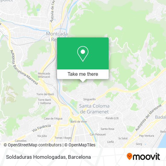 Soldaduras Homologadas map
