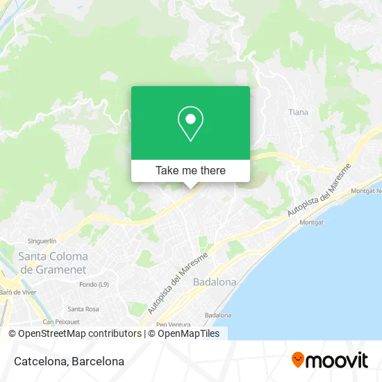 Catcelona map