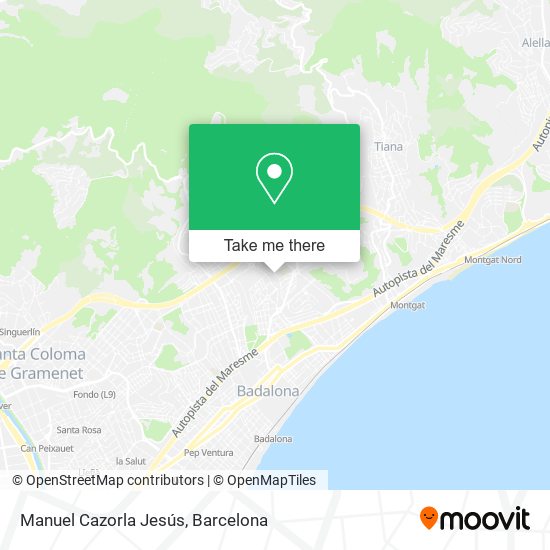 Manuel Cazorla Jesús map