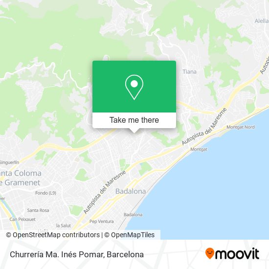 Churrería Ma. Inés Pomar map
