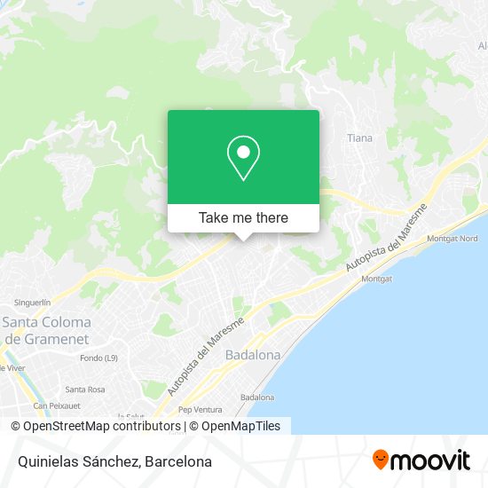Quinielas Sánchez map