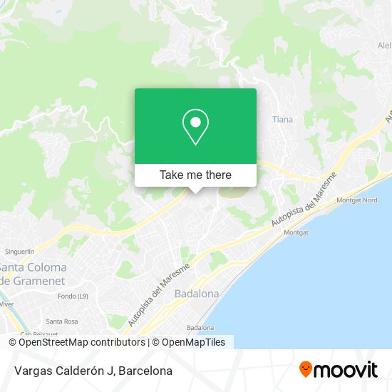 Vargas Calderón J map