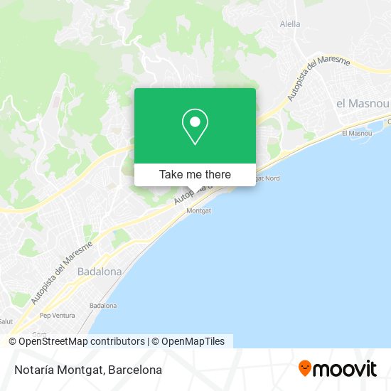 Notaría Montgat map