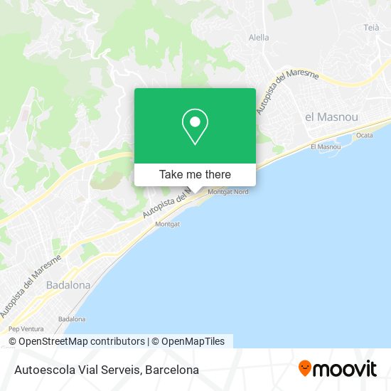 Autoescola Vial Serveis map