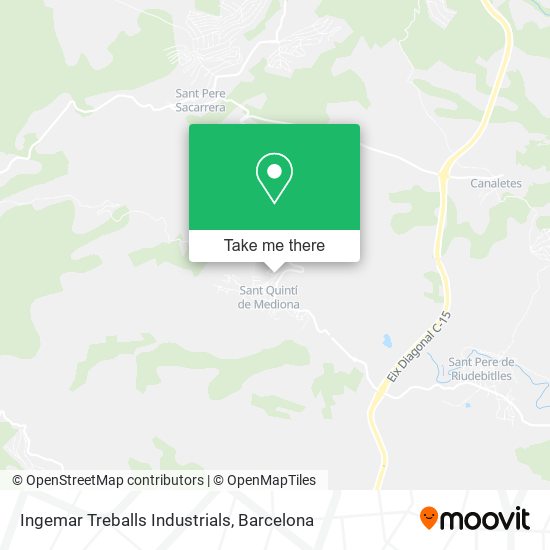 Ingemar Treballs Industrials map