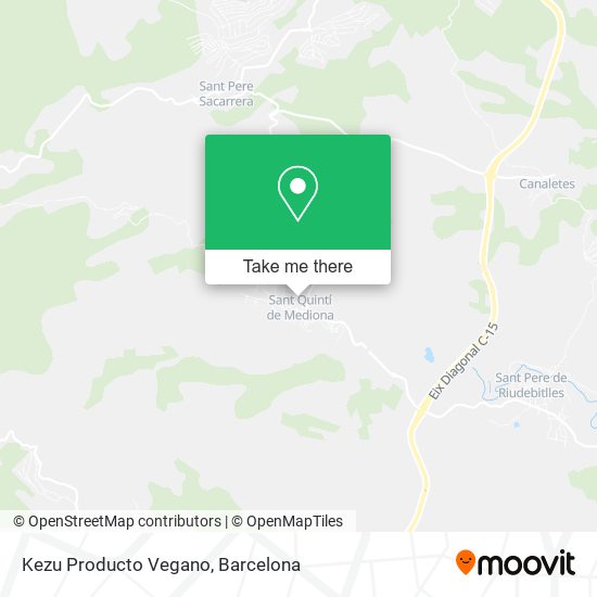 Kezu Producto Vegano map