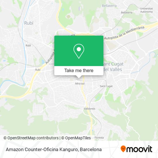 Amazon Counter-Oficina Kanguro map