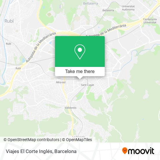 mapa Viajes El Corte Inglés