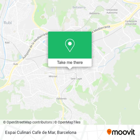 Espai Culinari Cafè de Mar map