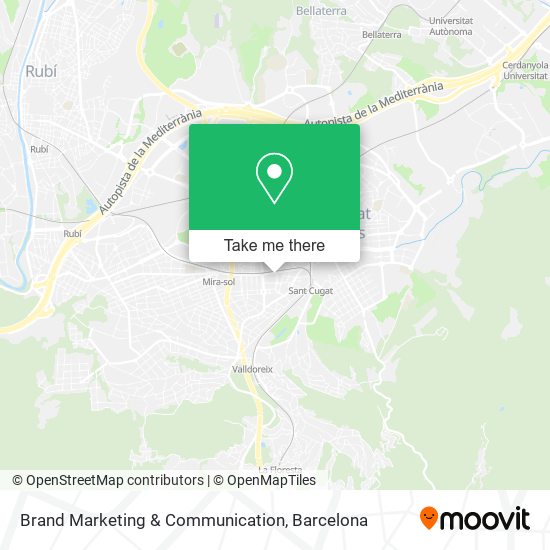 Brand Marketing & Communication map