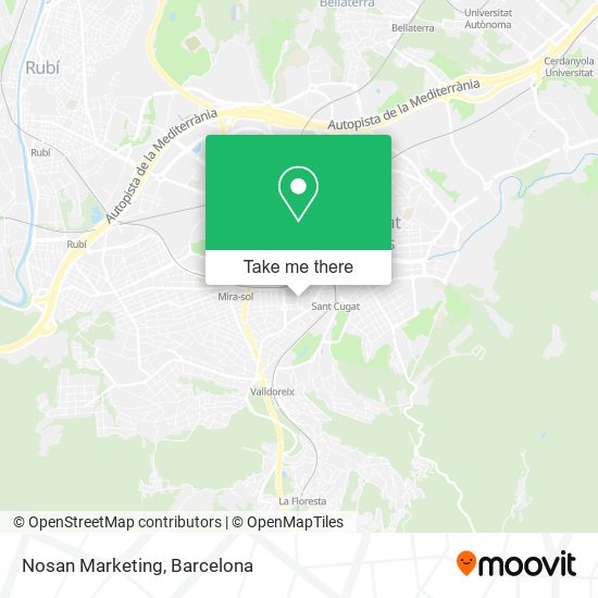 mapa Nosan Marketing