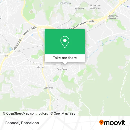 Copacel map