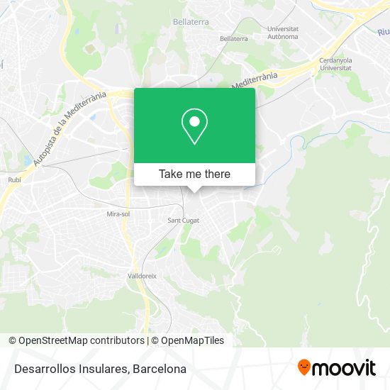 Desarrollos Insulares map