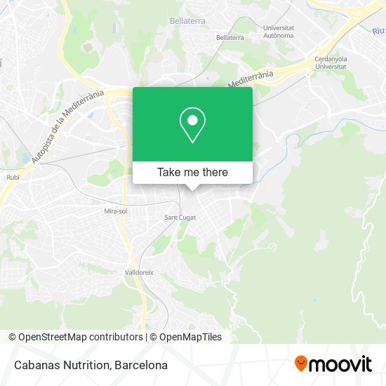 Cabanas Nutrition map