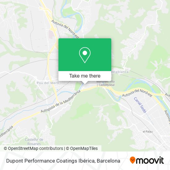 Dupont Performance Coatings Ibérica map