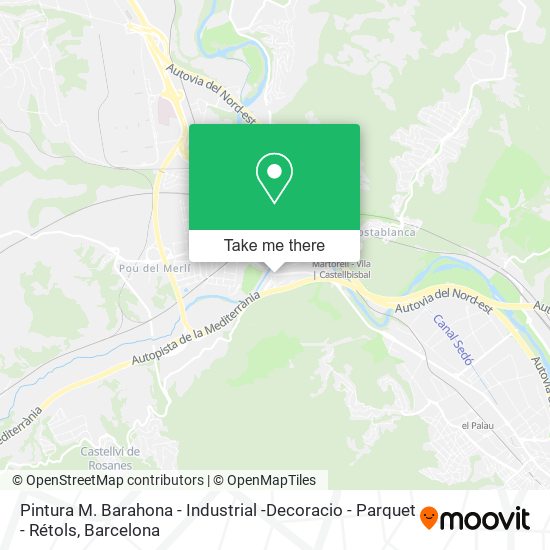 Pintura M. Barahona - Industrial -Decoracio - Parquet - Rétols map