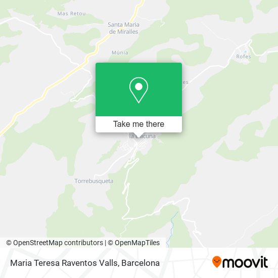 Maria Teresa Raventos Valls map