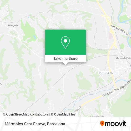 Mármoles Sant Esteve map