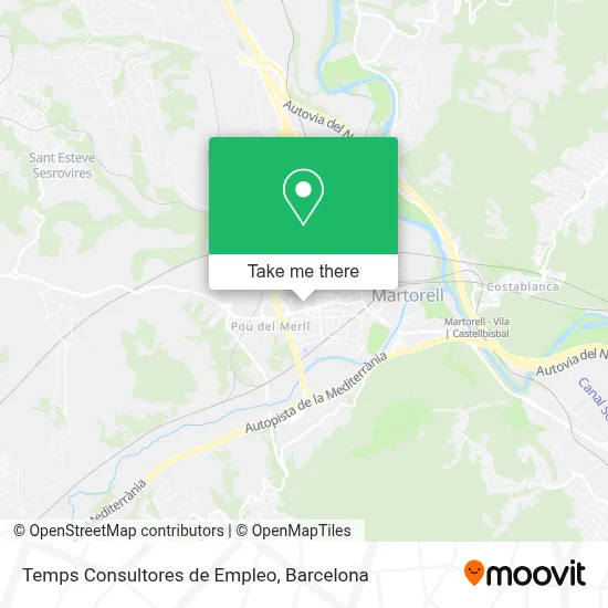 Temps Consultores de Empleo map