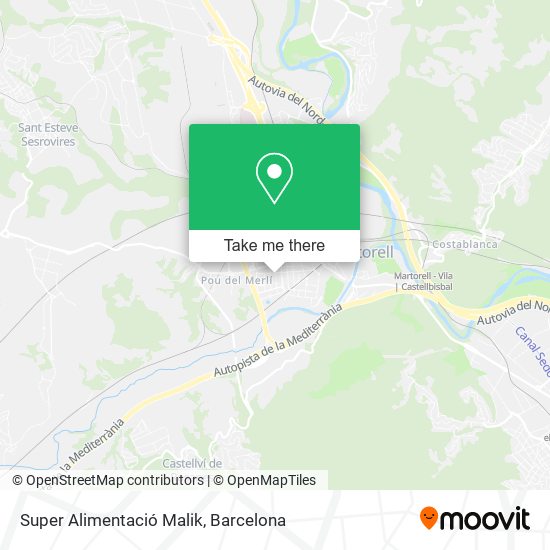 Super Alimentació Malik map
