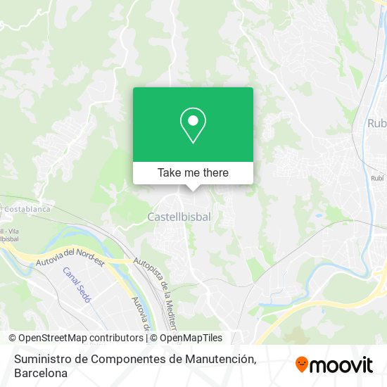 Suministro de Componentes de Manutención map