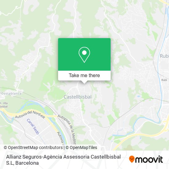Allianz Seguros-Agència Assessoria Castellbisbal S.L map