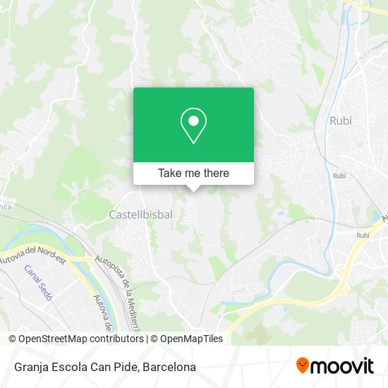Granja Escola Can Pide map
