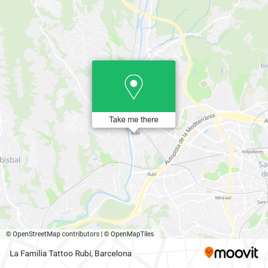 La Familia Tattoo Rubí map