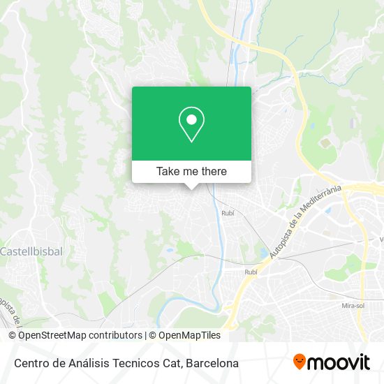 Centro de Análisis Tecnicos Cat map