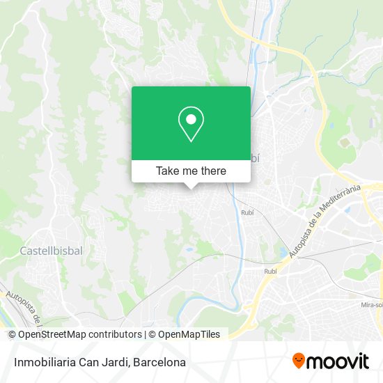 Inmobiliaria Can Jardi map