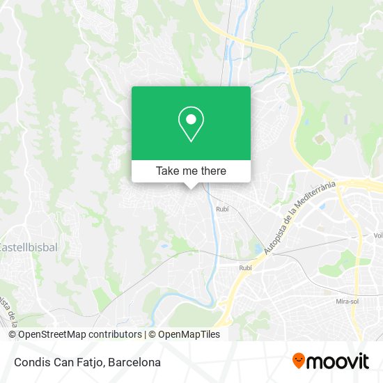 Condis Can Fatjo map