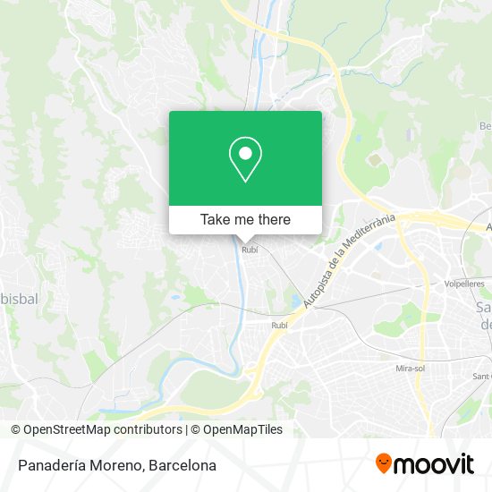 Panadería Moreno map