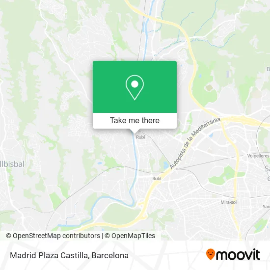 Madrid Plaza Castilla map