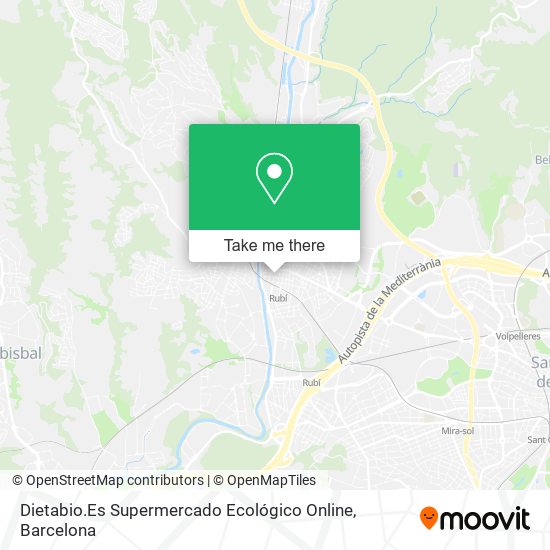 mapa Dietabio.Es Supermercado Ecológico Online