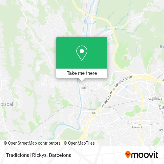 Tradicional Rickys map