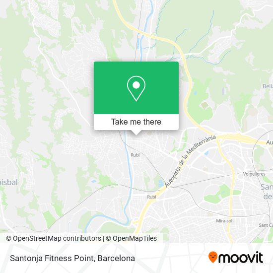 mapa Santonja Fitness Point