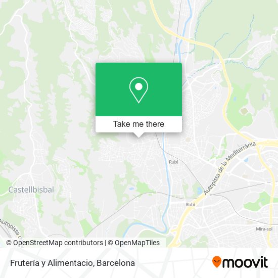 Frutería y Alimentacio map