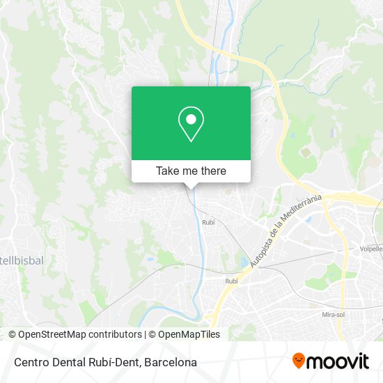 Centro Dental Rubí-Dent map