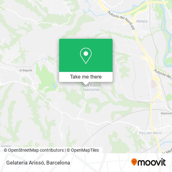 Gelateria Arissó map