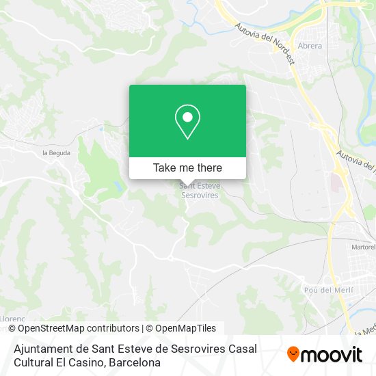 Ajuntament de Sant Esteve de Sesrovires Casal Cultural El Casino map