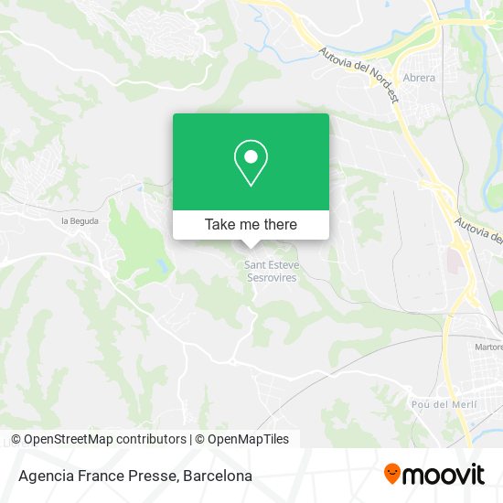 Agencia France Presse map