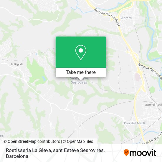 Rostisseria La Gleva, sant Esteve Sesrovires map