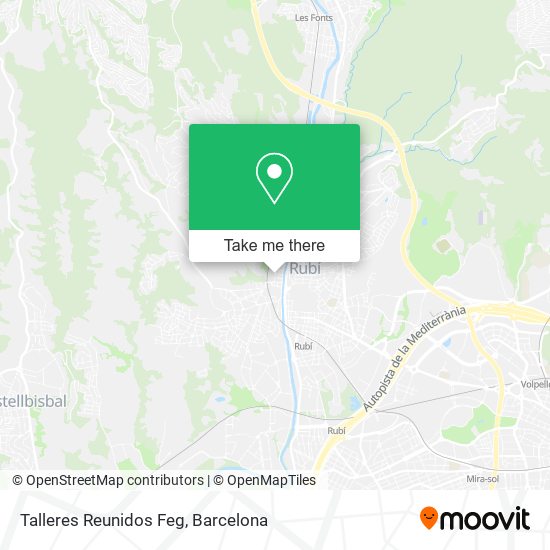 Talleres Reunidos Feg map